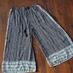 Simply Vera Vera Wang Black and White Wide Leg Pants